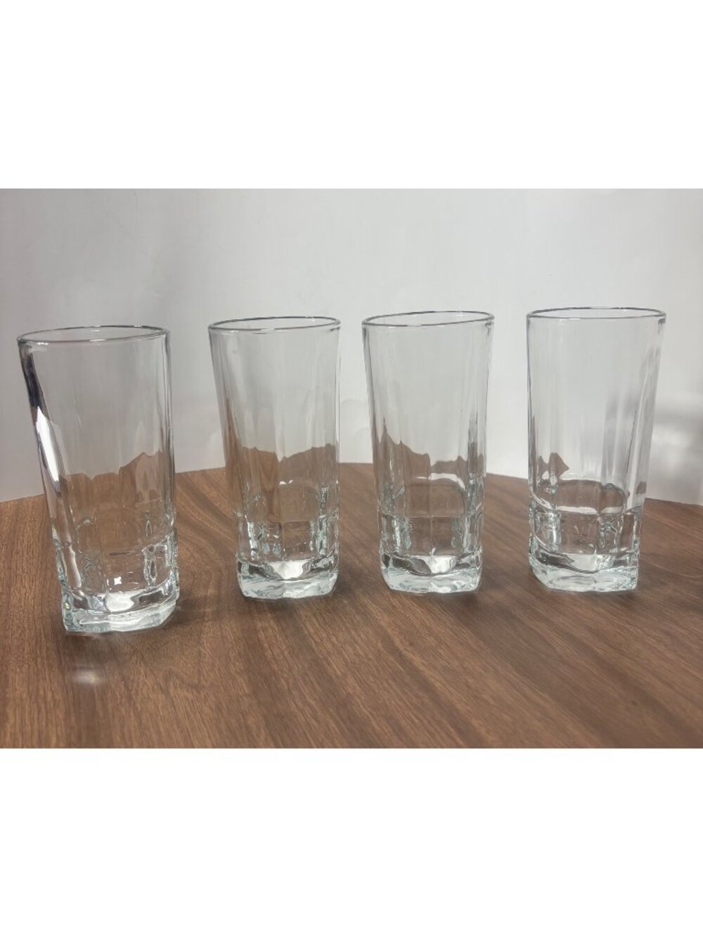 Libbey Squire16.5 Oz Glass Cooler Tumblers Set Of 4 New Open Box Vintage 90s